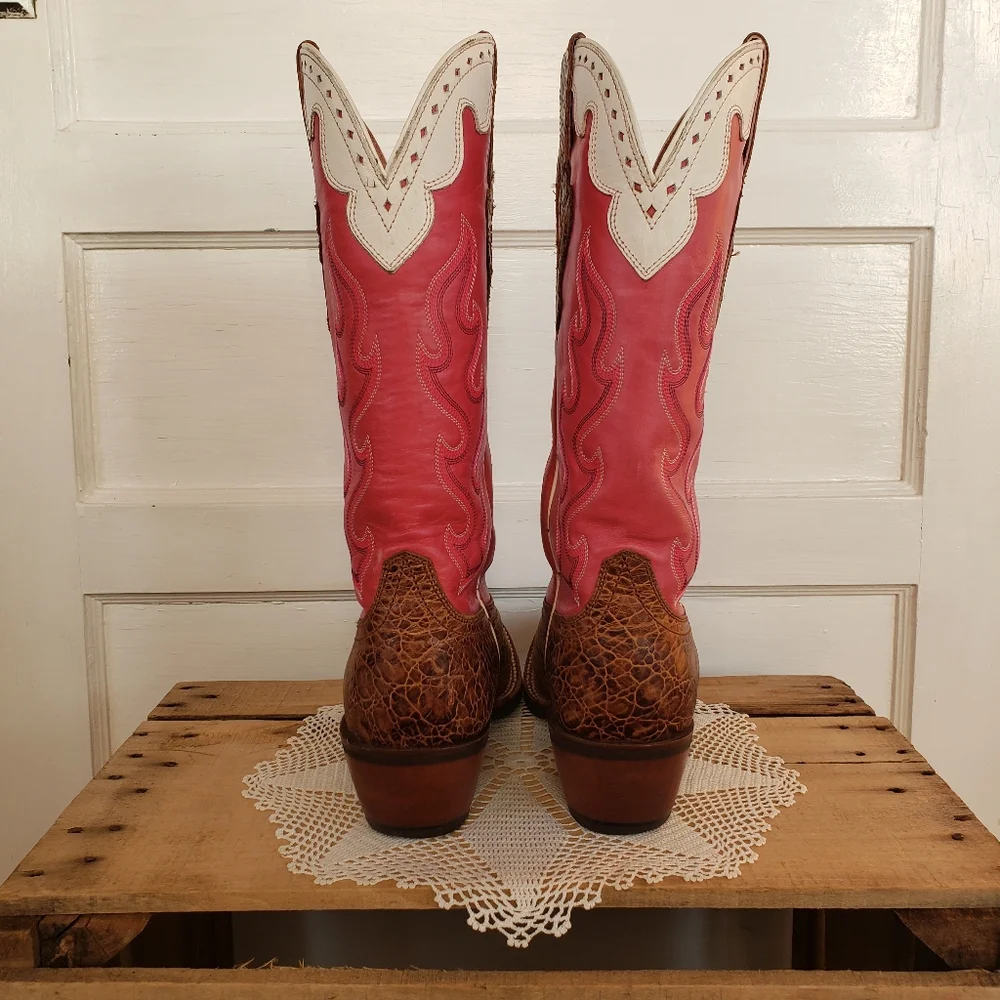 **SOLd*💗💫Ariat Vintage Cowgirl 🌸Barbie Pink🌸 Crossfire Caliente💫💗  8.5B - Picture 5 of 14